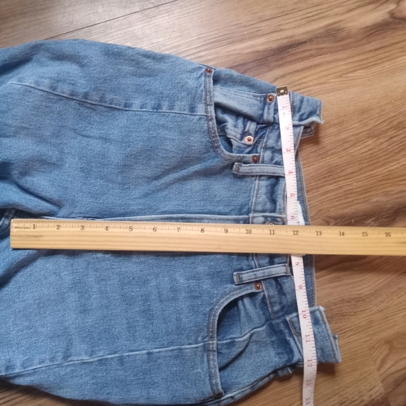 A & F 90s Straight Ultra High Rise Curve Love Sz 26/2 Blue Jeans - Picture 6 of 10